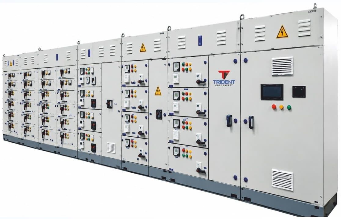 PLC-based MCC panel with an operator touchscreen