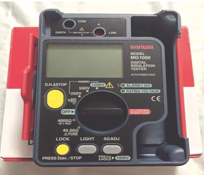 Digital insulation resistance tester